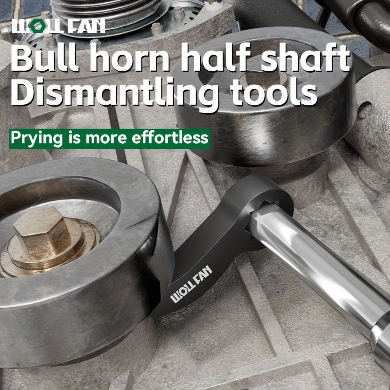 Bull Horn Half Shaft Disassembly Tool - 3/8 Drive Axle Removal Pry Bar