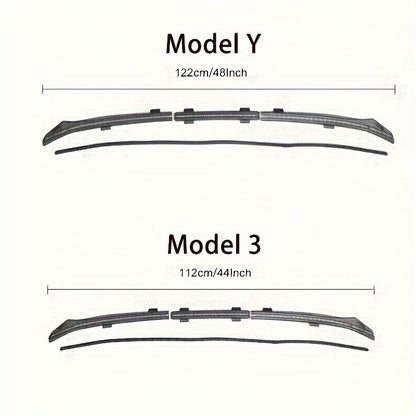 Tesla Model 3/Y Front Hood Water Blocking Strip - ABS Sealing Strip