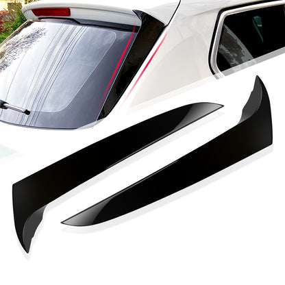 BMW X3 F25 Rear Window Spoiler - Glossy Black ABS Canards