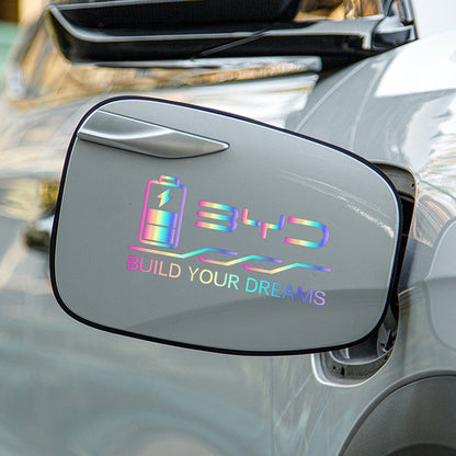 BYD ATTO 3 EV Charging Port Cover Sticker - Premium Vinyl Decal