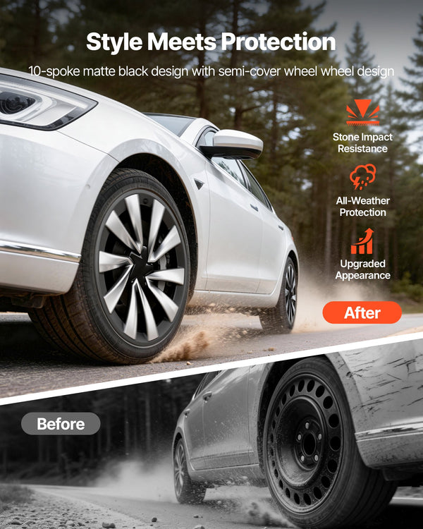 Hubcaps for Tesla Model Y - product photo