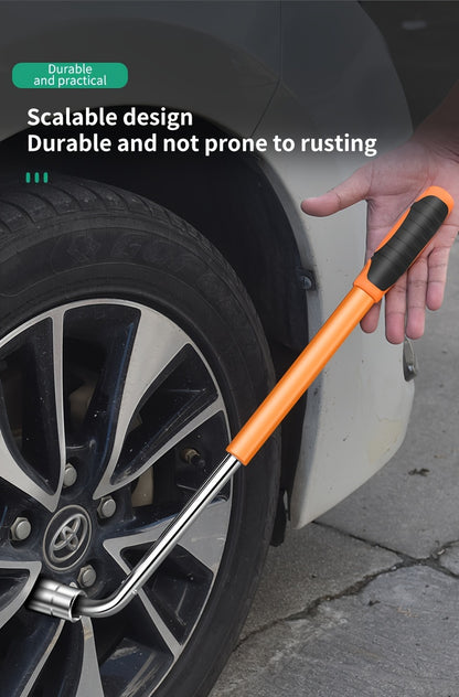 4-in-1 Telescoping Socket Wrench Set - Chrome Vanadium Steel Emergency Tool