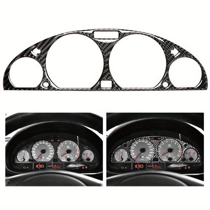 BMW E46 M3 Carbon Fiber Dashboard Sticker 1998-2005 - Realistic Instrument Panel Design