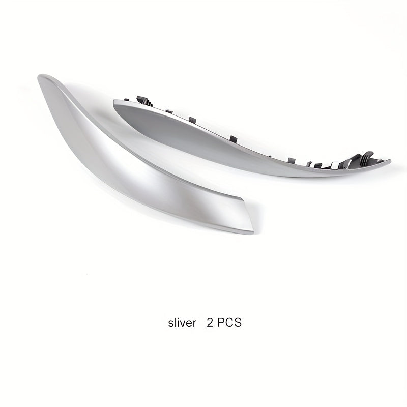 BMW 3 4 Series Door Handle Trim Cover - F30 F31 Interior Slivery 2pcs