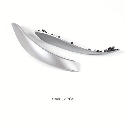 BMW 3 4 Series Door Handle Trim Cover - F30 F31 Interior Slivery 2pcs