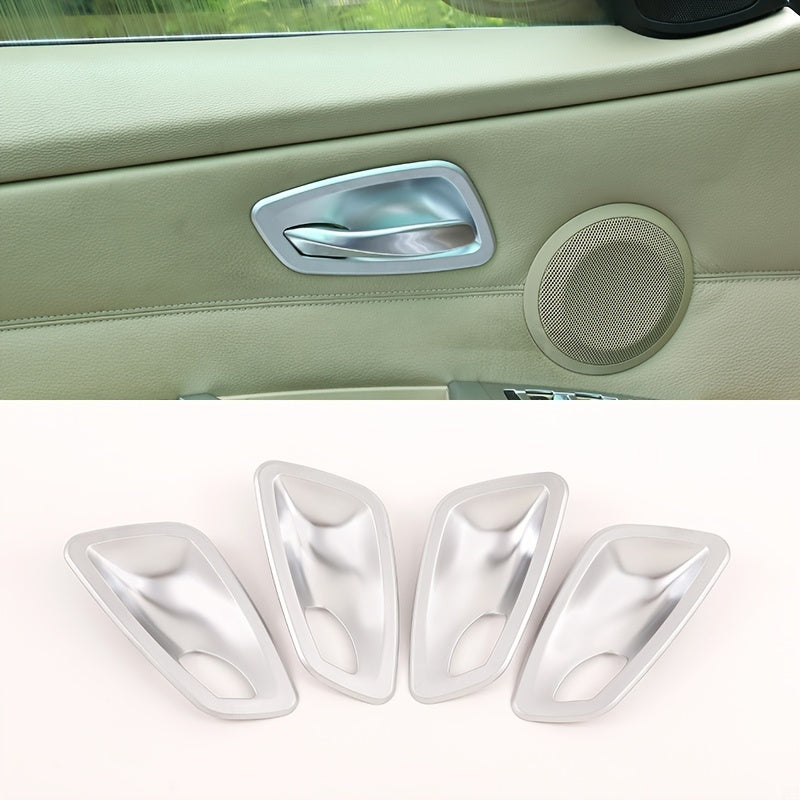 BMW E90 Inner Door Bowl Modification Parts 2005-2012 - Premium ABS Upgrade Kit Chrome