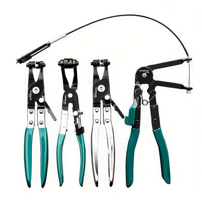 Flexible Wire Clamp Pliers with Buckle - Automotive Coolant Hose Tool