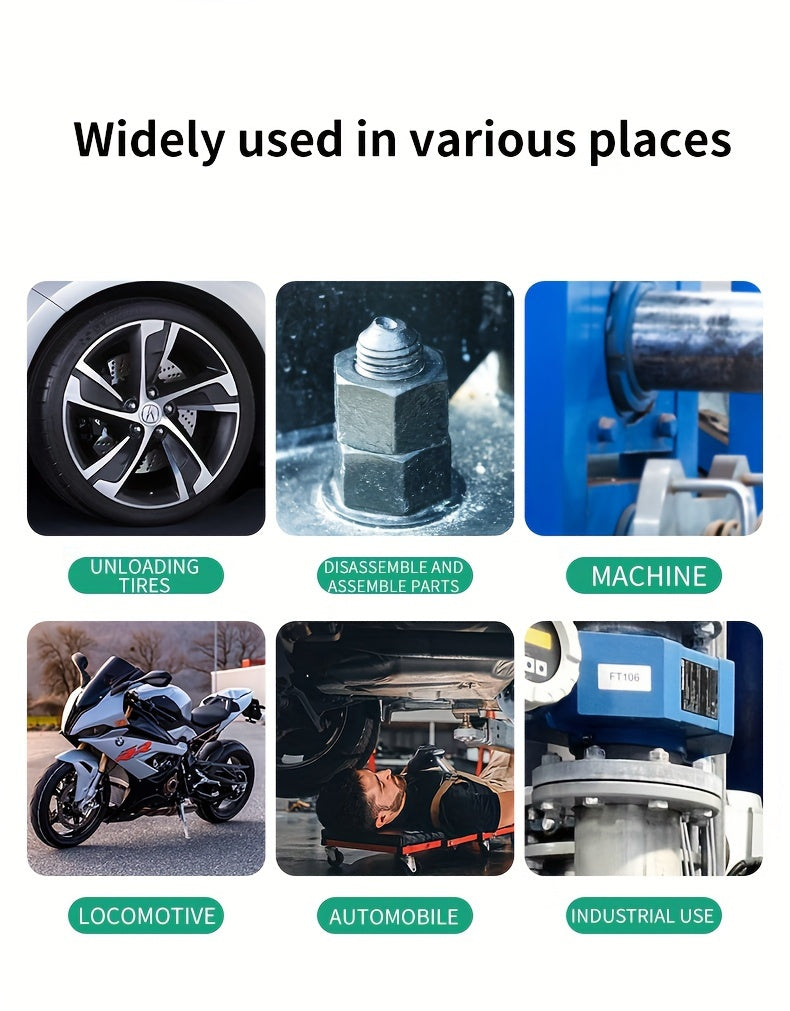 4-in-1 Telescoping Socket Wrench Set - Chrome Vanadium Steel Emergency Tool