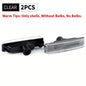 BMW E39 Fender Light Covers - 525i-540i M5 1995-2003 Black 2pcs 2pcs Clear Lenses