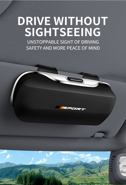 German Car Sun Visor Glasses Case - BMW Audi Mercedes
