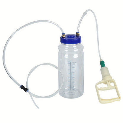 Universal Manual Oil Change Vacuum Pump - 67.63oz PE Suction Tool 1pc