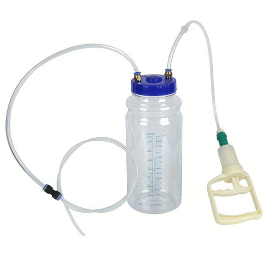 Universal Manual Oil Change Vacuum Pump - 67.63oz PE Suction Tool 1pc