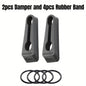 Tesla Model 3/Y Door Lock Shock Absorber Kit - Rubber Noise Reduction Set 2pcs