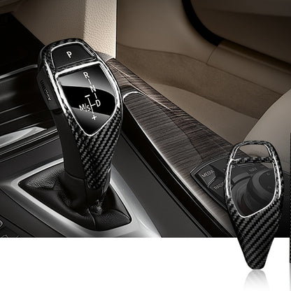 BMW Carbon Fiber Gear Shift Knob Cover - Interior Upgrade Sports Edition BMW gear shift cover