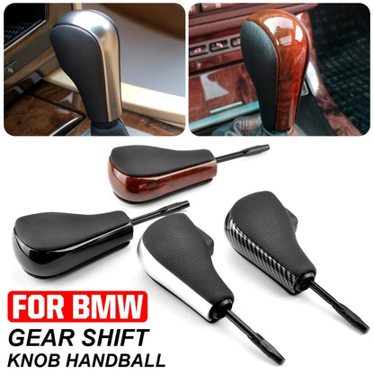 BMW Gear Shift Knob E46 E60 E90 PU Leather ABS Auto Trans