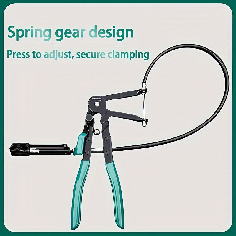 Flexible Wire Clamp Pliers with Buckle - Automotive Coolant Hose Tool
