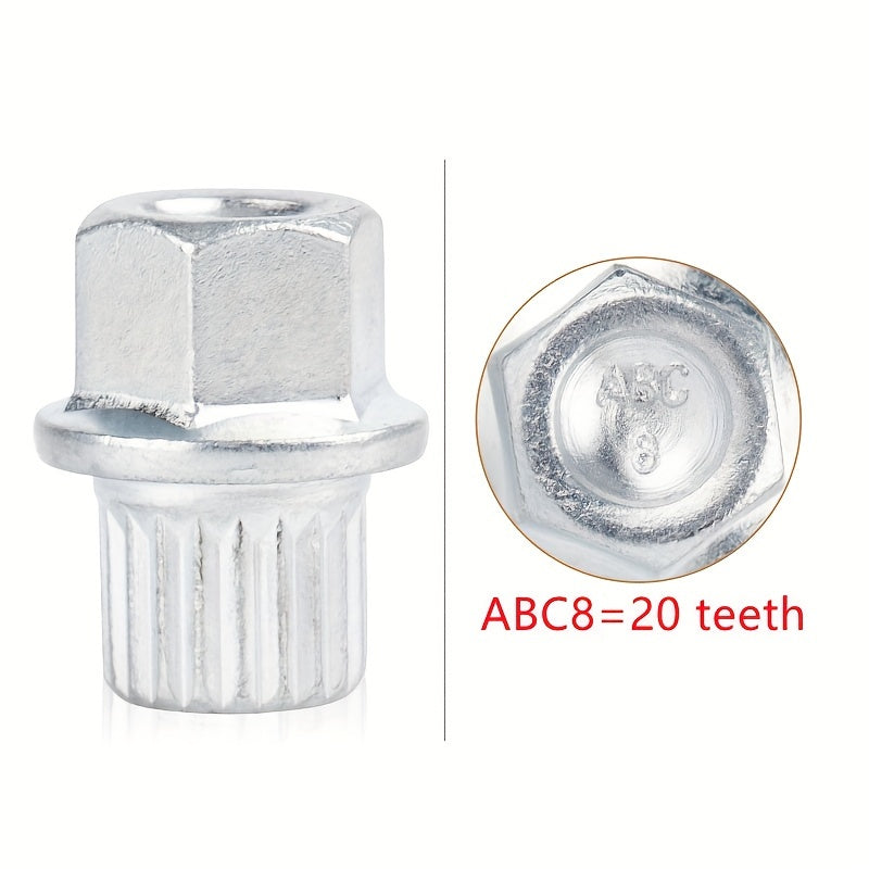 VW Audi Wheel Lock Socket Set - 21 Teeth Anti-Theft Tool ABC8=20 teeth