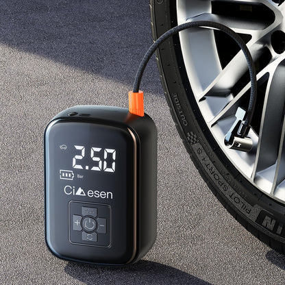 Portable Tire Inflator Digital - USB Rechargeable Air Compressor