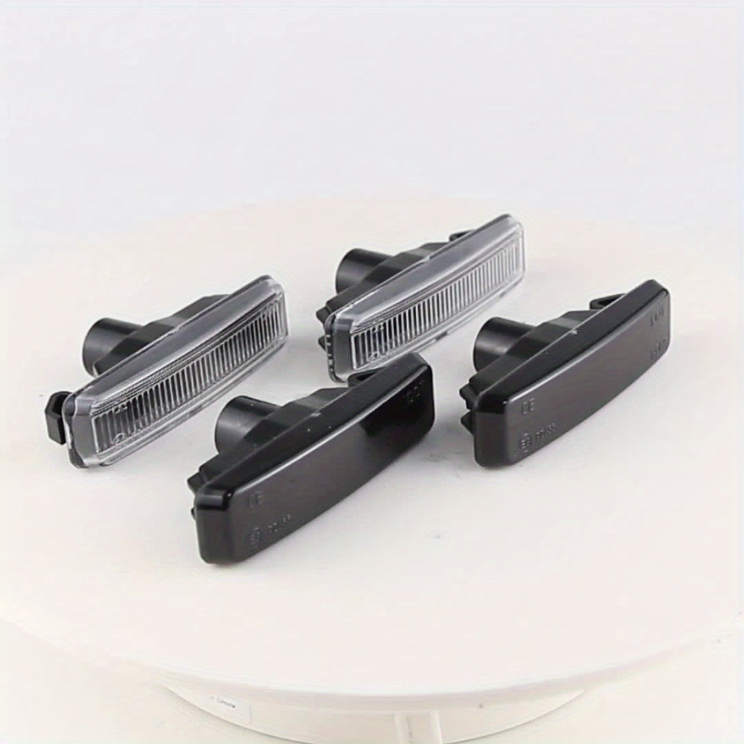 BMW E39 Fender Light Covers - 525i-540i M5 1995-2003 Black 2pcs