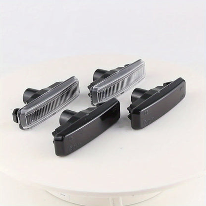 BMW E39 Fender Light Covers - 525i-540i M5 1995-2003 Black 2pcs