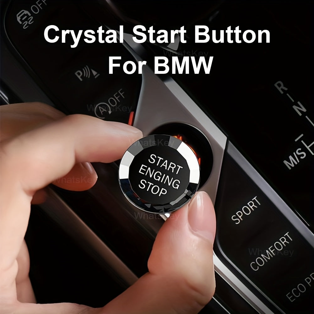 BMW Crystal Start Button Cover - G20-G26 X1-X7 ABS Black Red