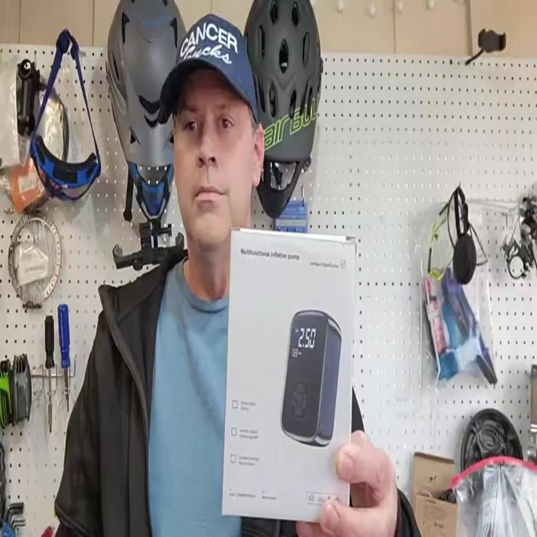 Portable Tire Inflator Digital - USB Rechargeable Air Compressor