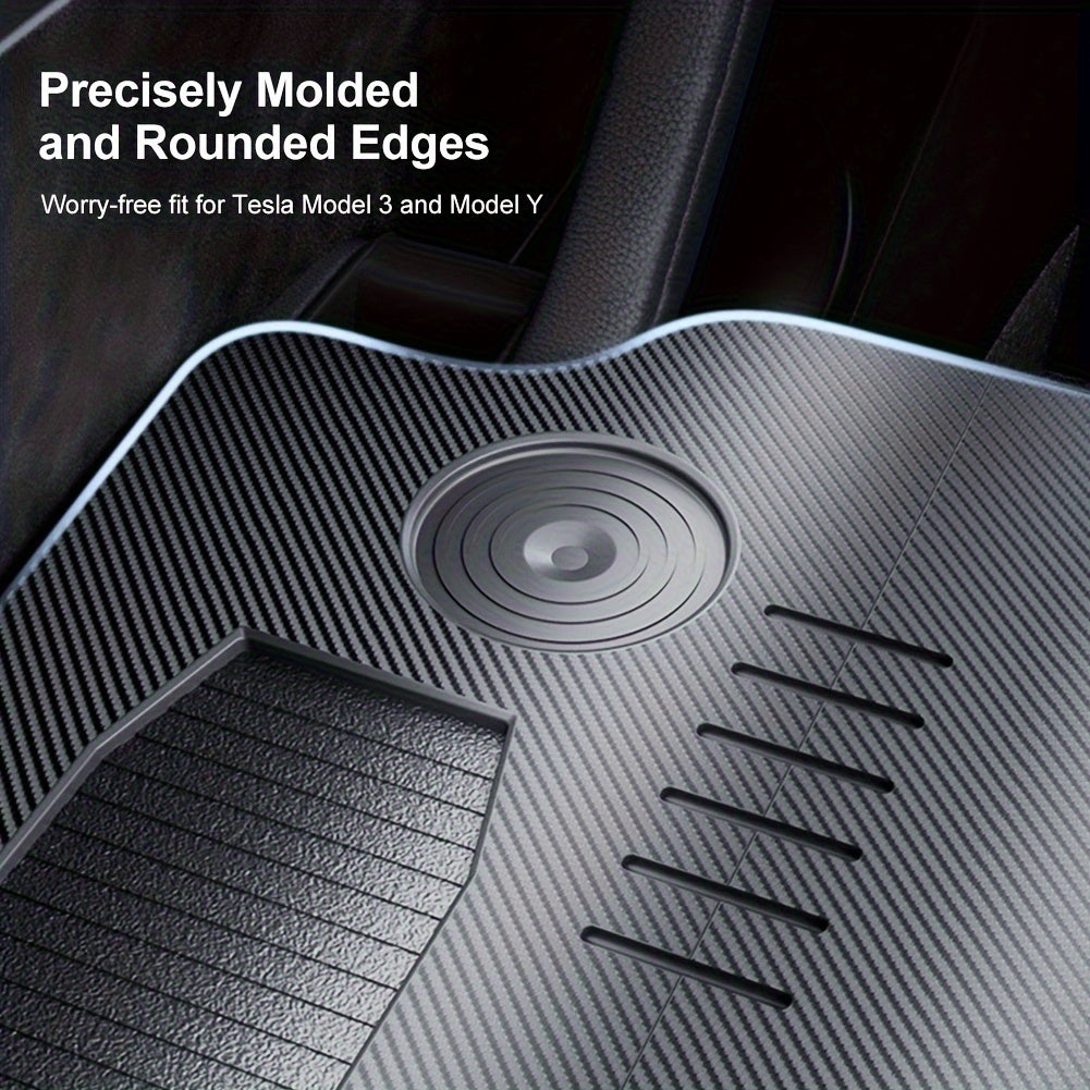 Tesla Model 3/Y Folding Travel Table - ABS Resin Seat Organizer with Laptop Tray