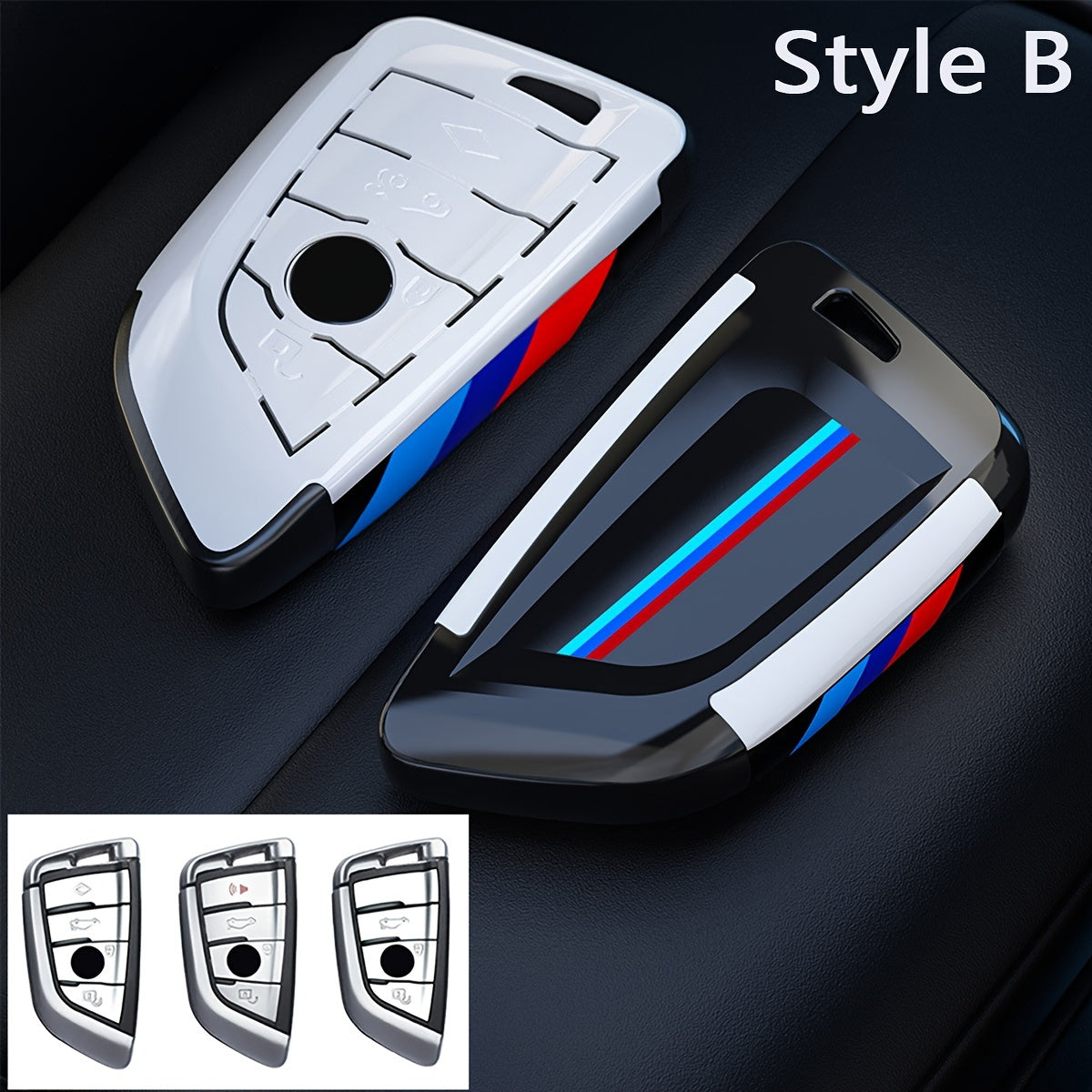 BMW White M-Style Key Fob Cover - X1-X6 2-8 Series ABS Shell Style B