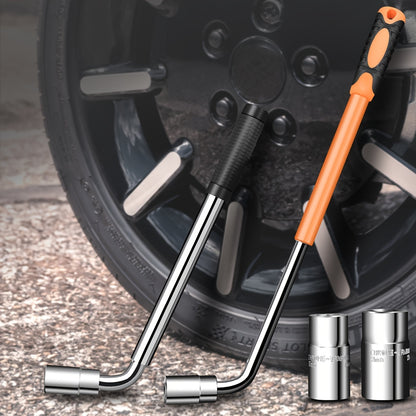 4-in-1 Telescoping Socket Wrench Set - Chrome Vanadium Steel Emergency Tool