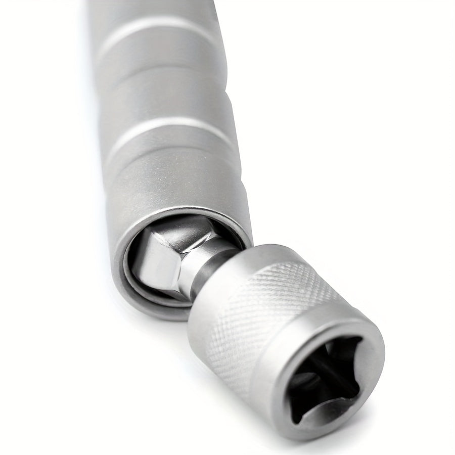 2-Piece Magnetic Spark Plug Socket Set - 14mm & 16mm Swivel Socket Kit