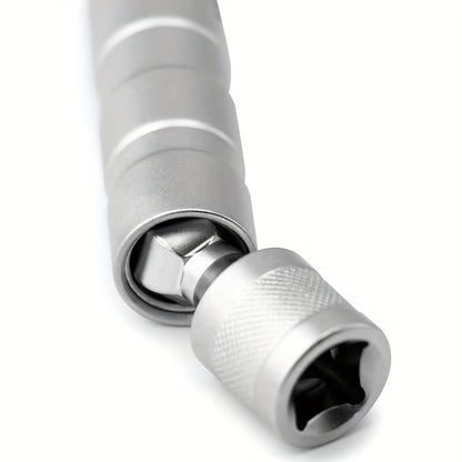 2-Piece Magnetic Spark Plug Socket Set - 14mm & 16mm Swivel Socket Kit