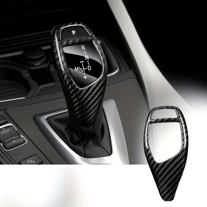 BMW Carbon Fiber Gear Shift Knob Cover - Interior Upgrade