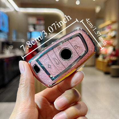 BMW TPU Key Fob Cover - 1-7 Series X1-X4 M5 M6 GT3 GT5 4-Button