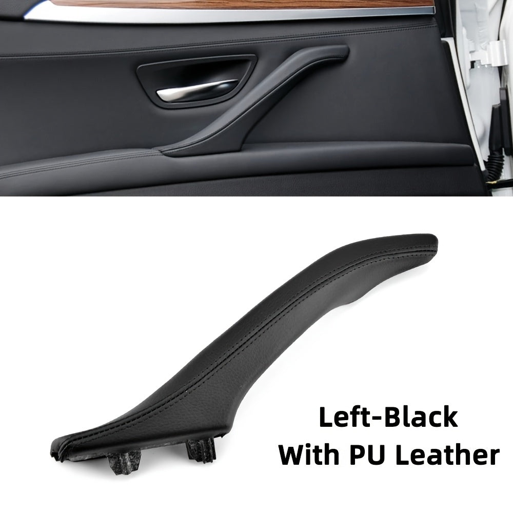 BMW 5 Series Door Handle Cover - F10 F11 F18 520i-535i 2010-17 Black-Left-Assembly