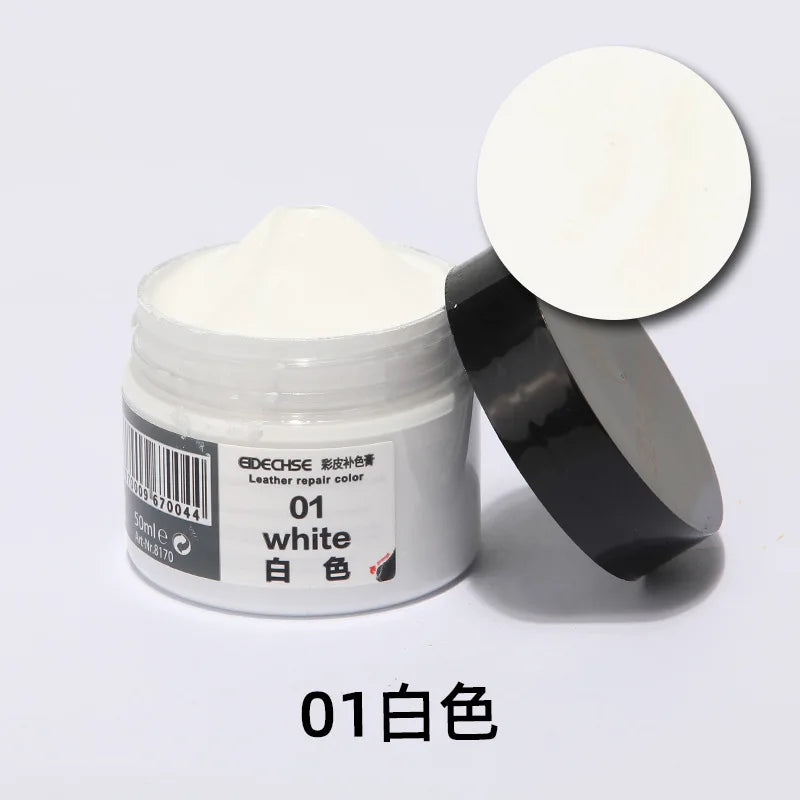 Car Leather Repair Kit - Liquid Skin Recoloring Balm No Heat Tool for Auto Seat Restoration