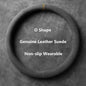 BMW Suede Leather Steering Wheel Cover - 38cm Universal Fit
