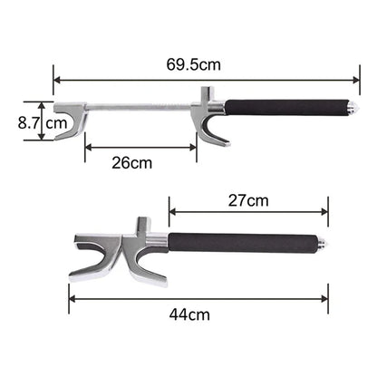 ALWAYSME Car Steering Wheel Lock - Heavy Duty Steel Anti-Theft Security Device ME531863