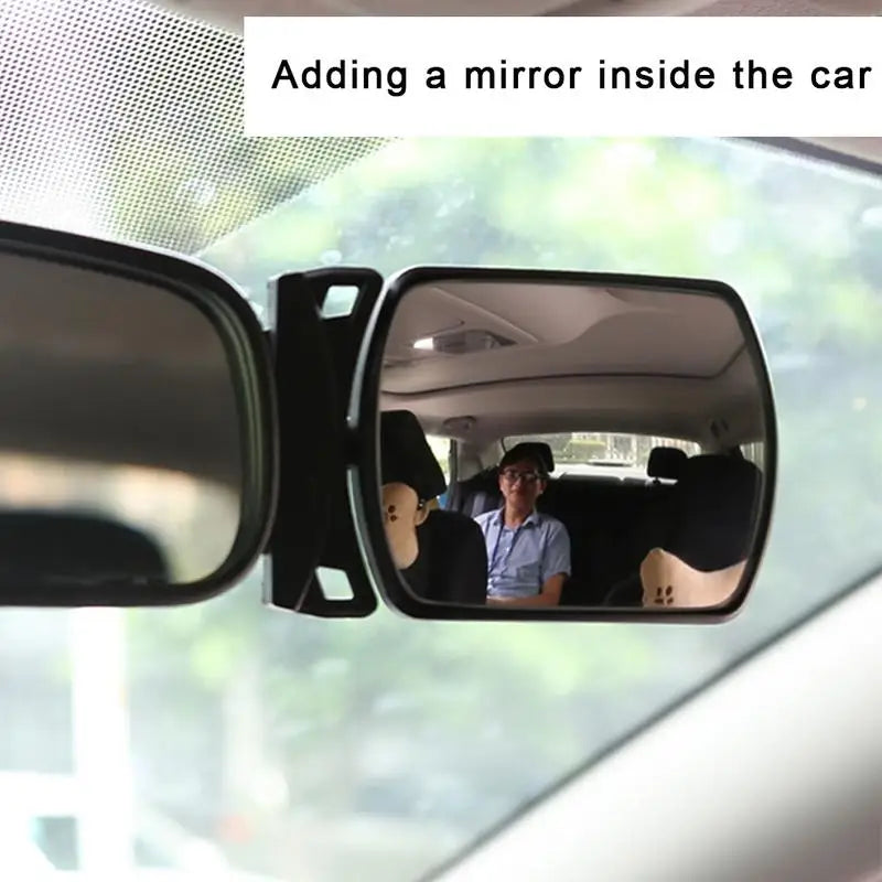 Baby Car Mirror - Adjustable Rear Seat Safety Monitor