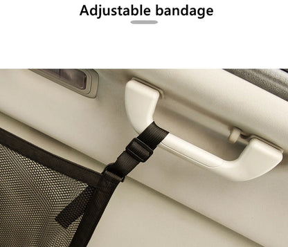 SUV Car Ceiling Storage Net Pocket Car Roof Bag Interior Cargo Net Breathable Mesh Bag Auto Stowing Tidying Interior Accessories
