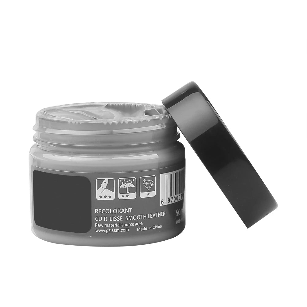 Car Leather Repair Kit - Liquid Skin Recoloring Balm No Heat Tool for Auto Seat Restoration
