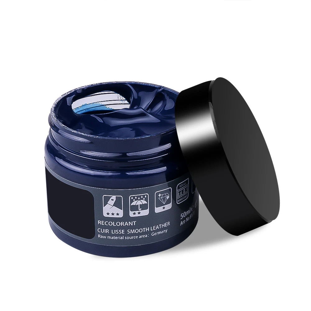 Car Leather Repair Kit - Liquid Skin Recoloring Balm No Heat Tool for Auto Seat Restoration
