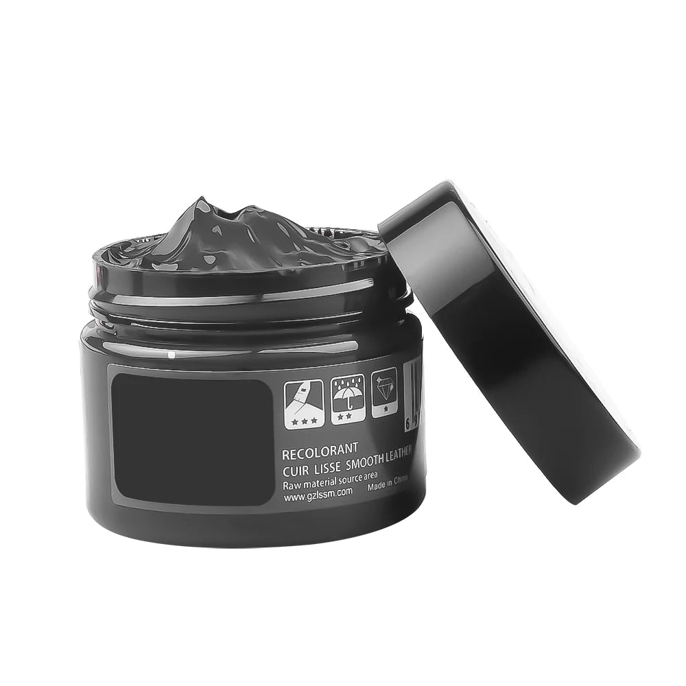 Car Leather Repair Kit - Liquid Skin Recoloring Balm No Heat Tool for Auto Seat Restoration