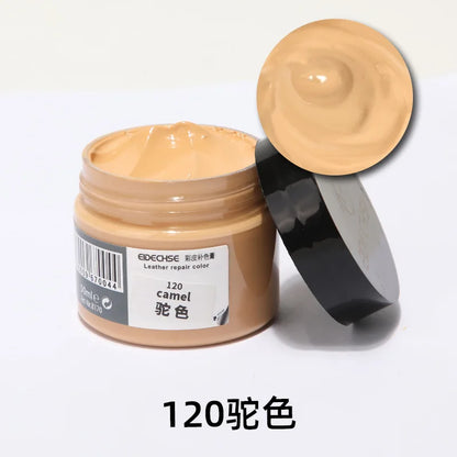 Car Leather Repair Kit - Liquid Skin Recoloring Balm No Heat Tool for Auto Seat Restoration