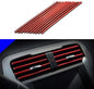 Car Air Vent Grille Decoration Trim Sticker - U Style AC Outlet Strip