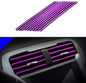 Car Air Vent Grille Decoration Trim Sticker - U Style AC Outlet Strip