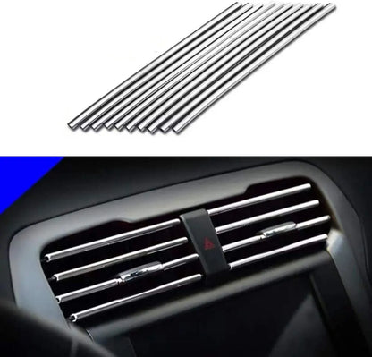 Car Air Vent Grille Decoration Trim Sticker - U Style AC Outlet Strip