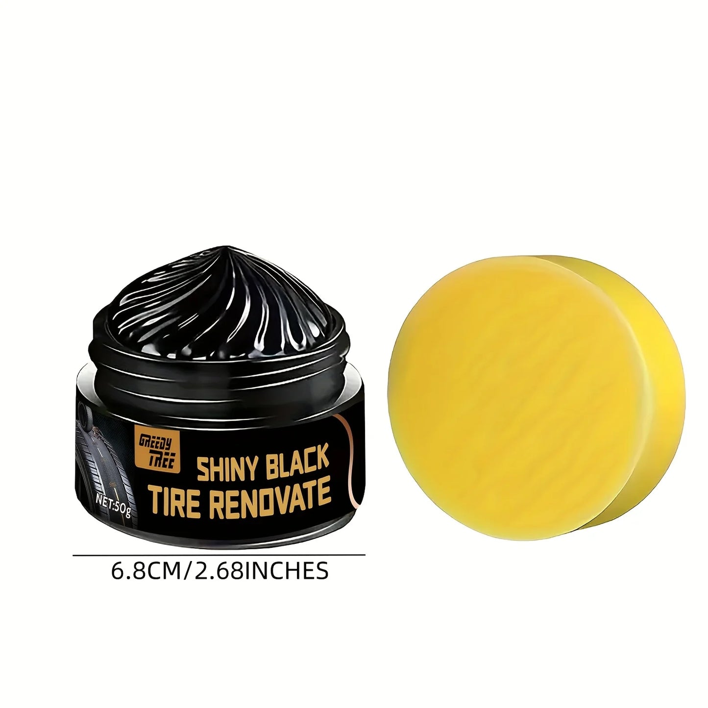 Tire Shine & Plastic Repair Paste - UV Protection 5-Minute Fix