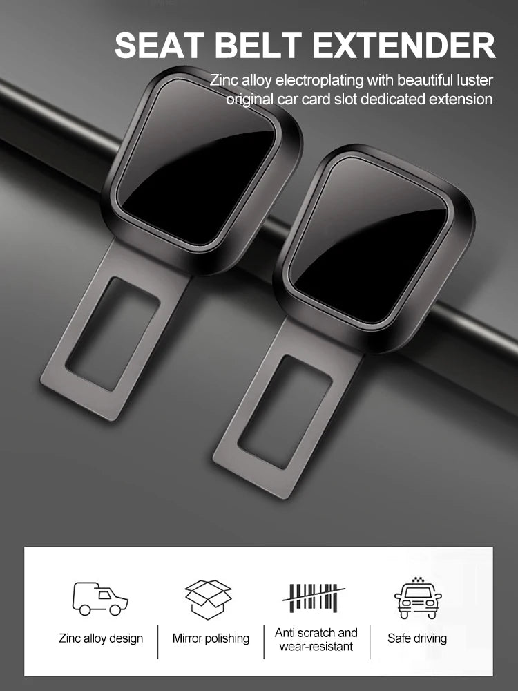 Car Seat Belt Extender Safety Buckle - Tesla Porsche Compatible