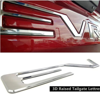 Chevrolet Silverado Tailgate Letters - 3D ABS Inserts 2019-2022