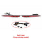 Tesla Model 3/Y LED Rear Fog Light - Dynamic Turn Signal 2016-23 Red A Plug and Play